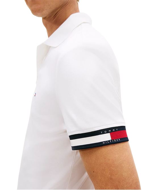 Polo slim fit in cotone fluido Tommy Hilfiger | MW0MW42743YBR